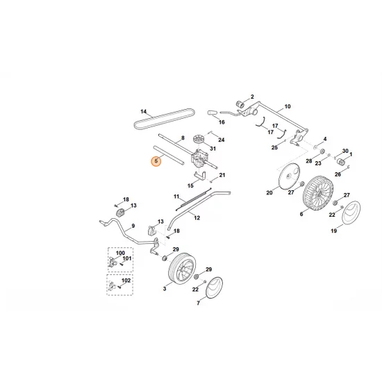 STIHL  Rura 6105 703 9111
